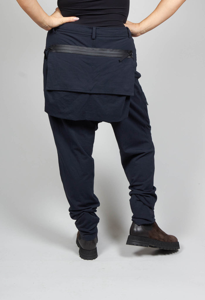 Jersey Trousers in Petrol
