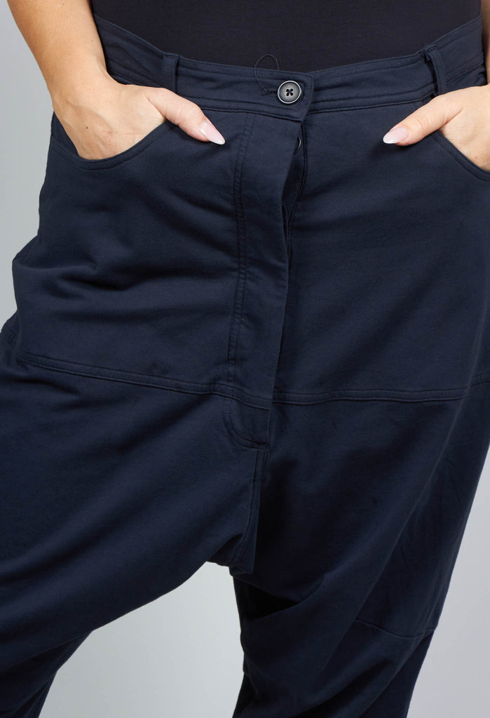 Jersey Trousers in Petrol