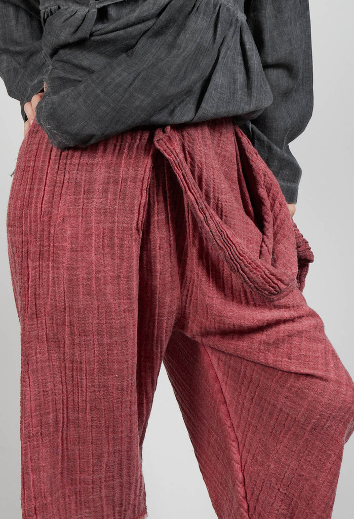 Susy Dyed Trousers in Red