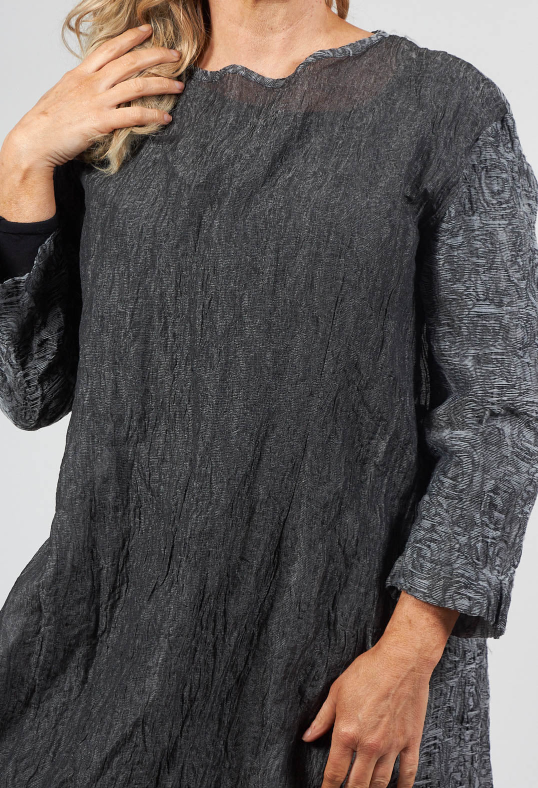 Black Angel Dress in Grey