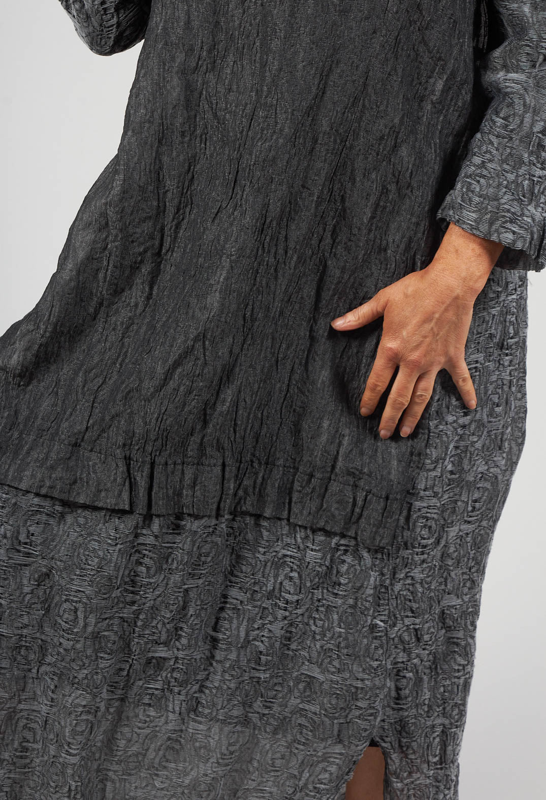 Black Angel Dress in Grey