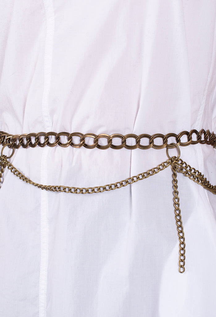 Chain Belt in Gold