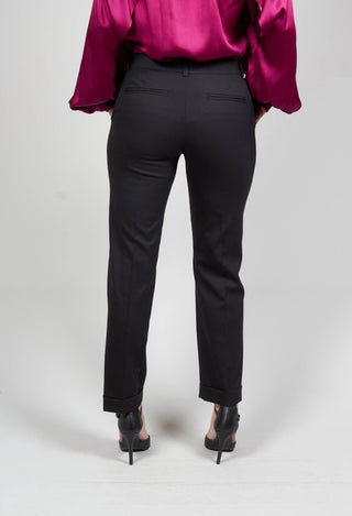 Tailored Trousers in Granato Black