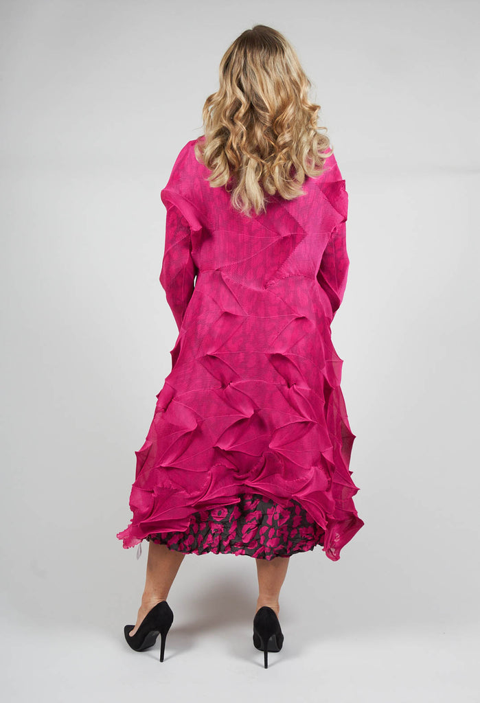 Jacqui Coat Long in Mars Pink