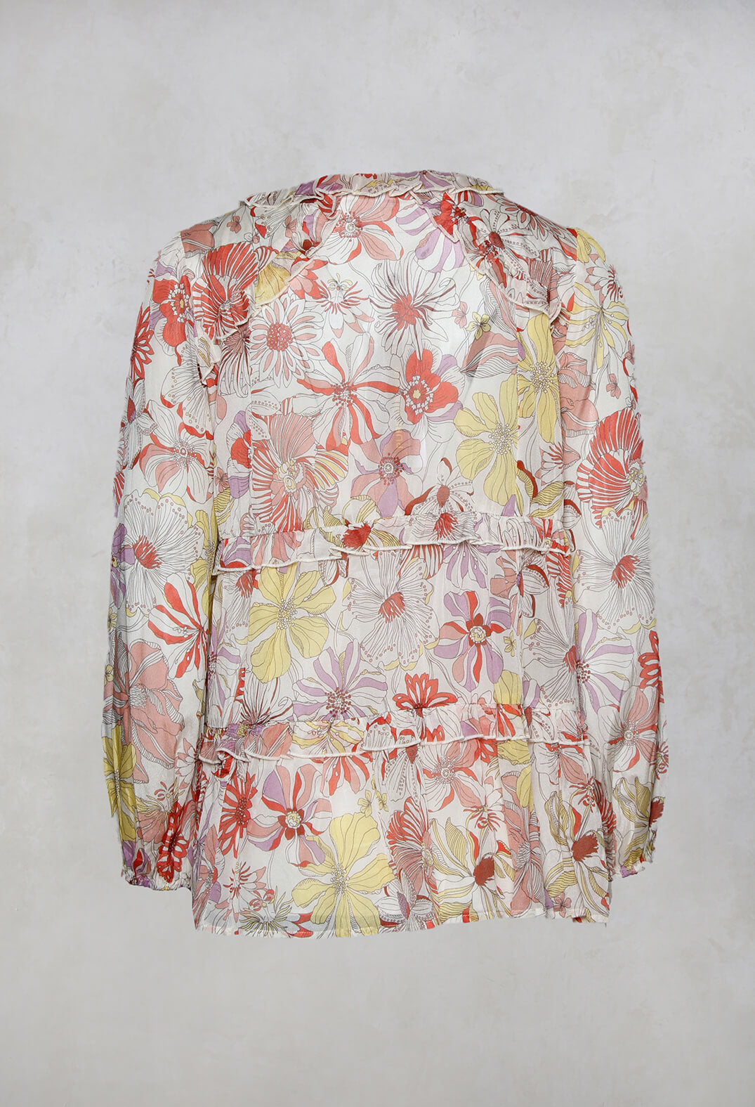 Floris Blouse in Gerbera Orange