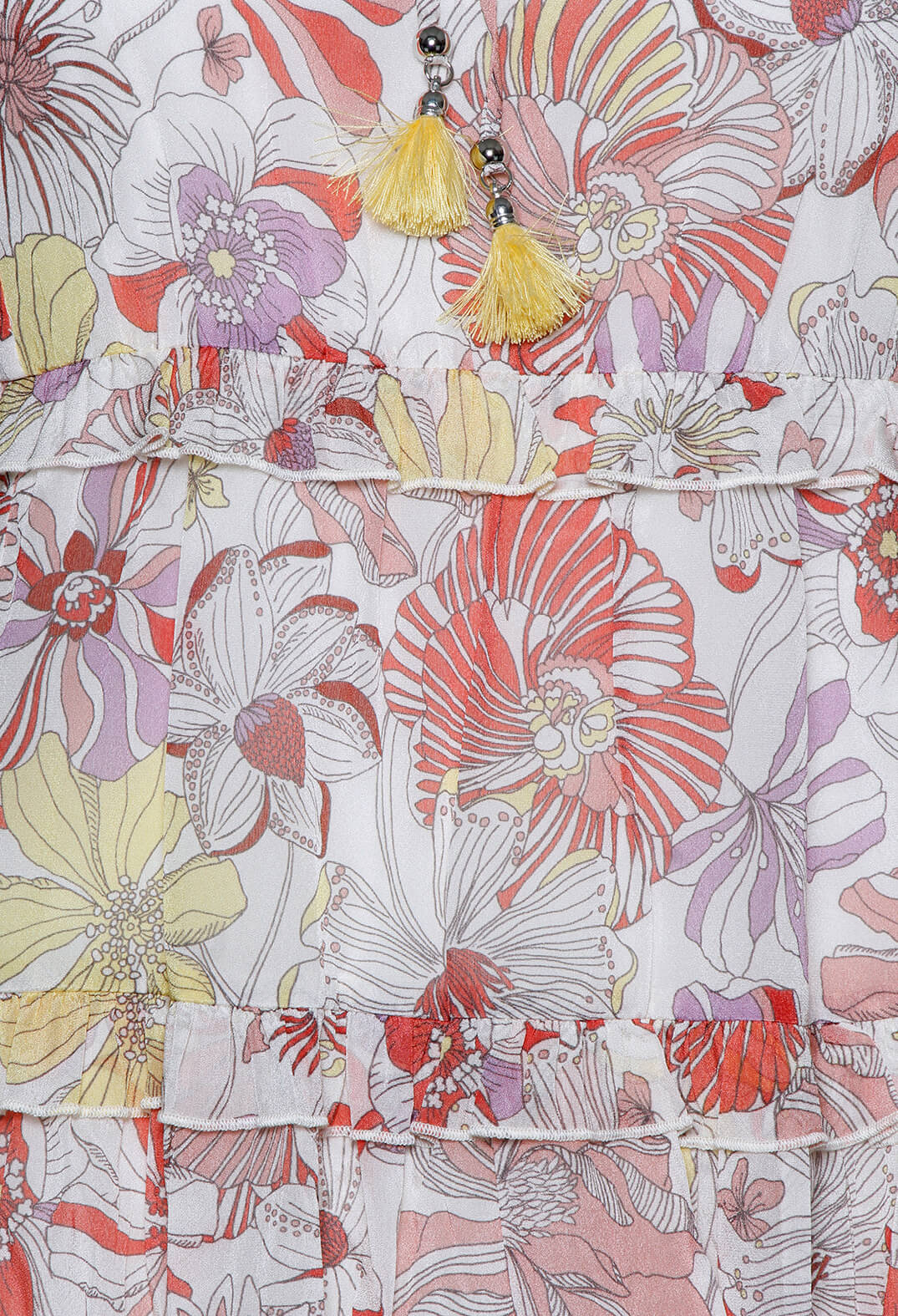 Floris Blouse in Gerbera Orange