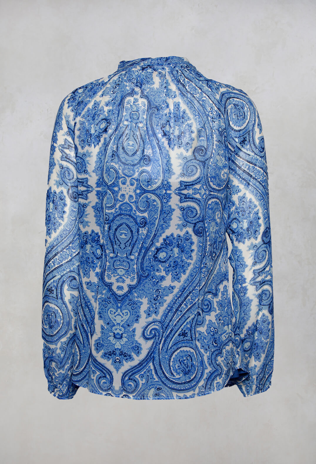 Janni Blouse in Paisley Blue