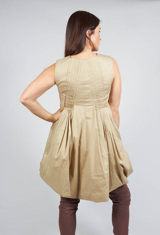 Sleeveless Mini Dress in Sabbia