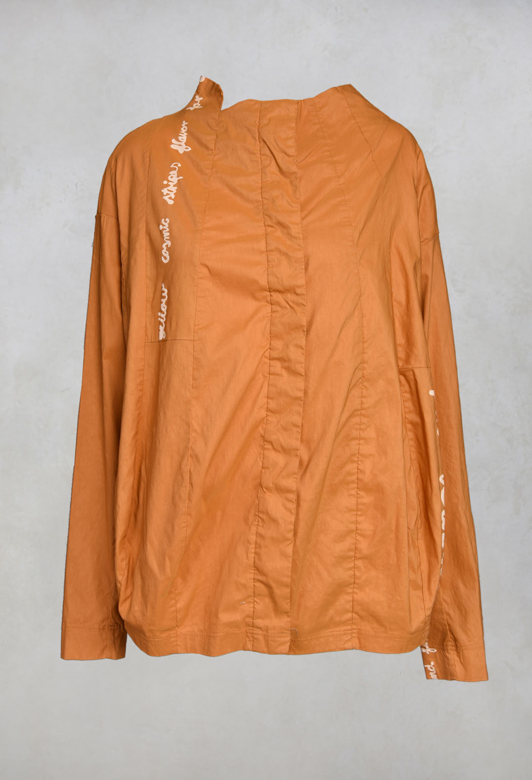High Neck Jacket in Mango Print