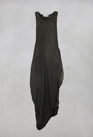 Sleeveless Maxi Bea Dress in Dyed Black