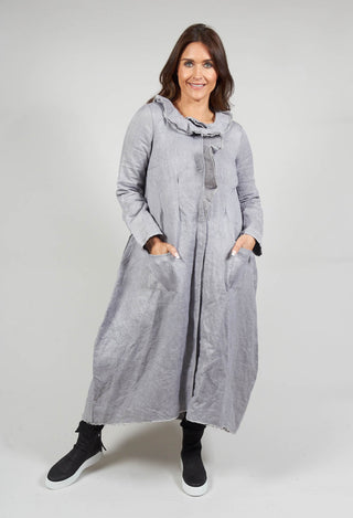 Hemp Duster Coat in Grey