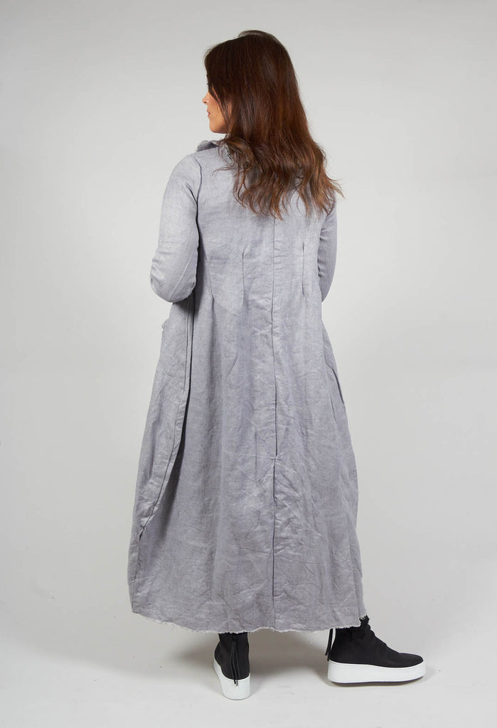 Hemp Duster Coat in Grey