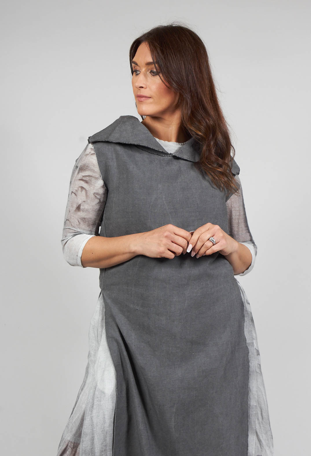 Hemp Tunic in Dark Grey