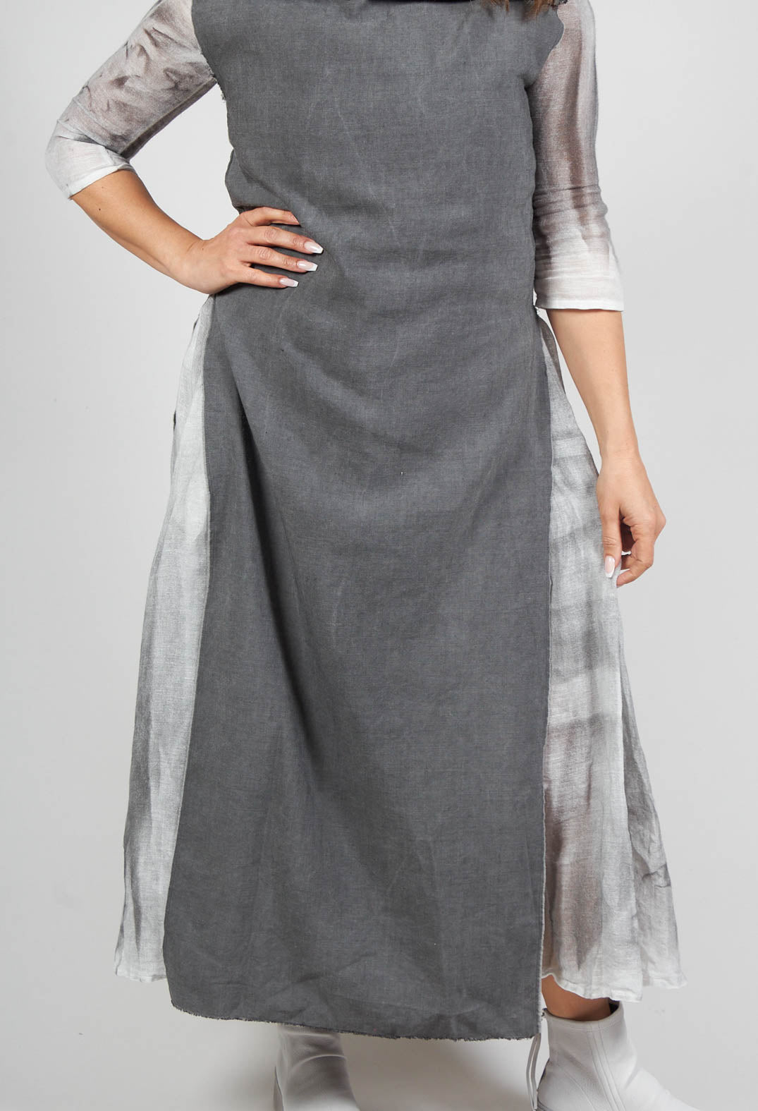 Hemp Tunic in Dark Grey