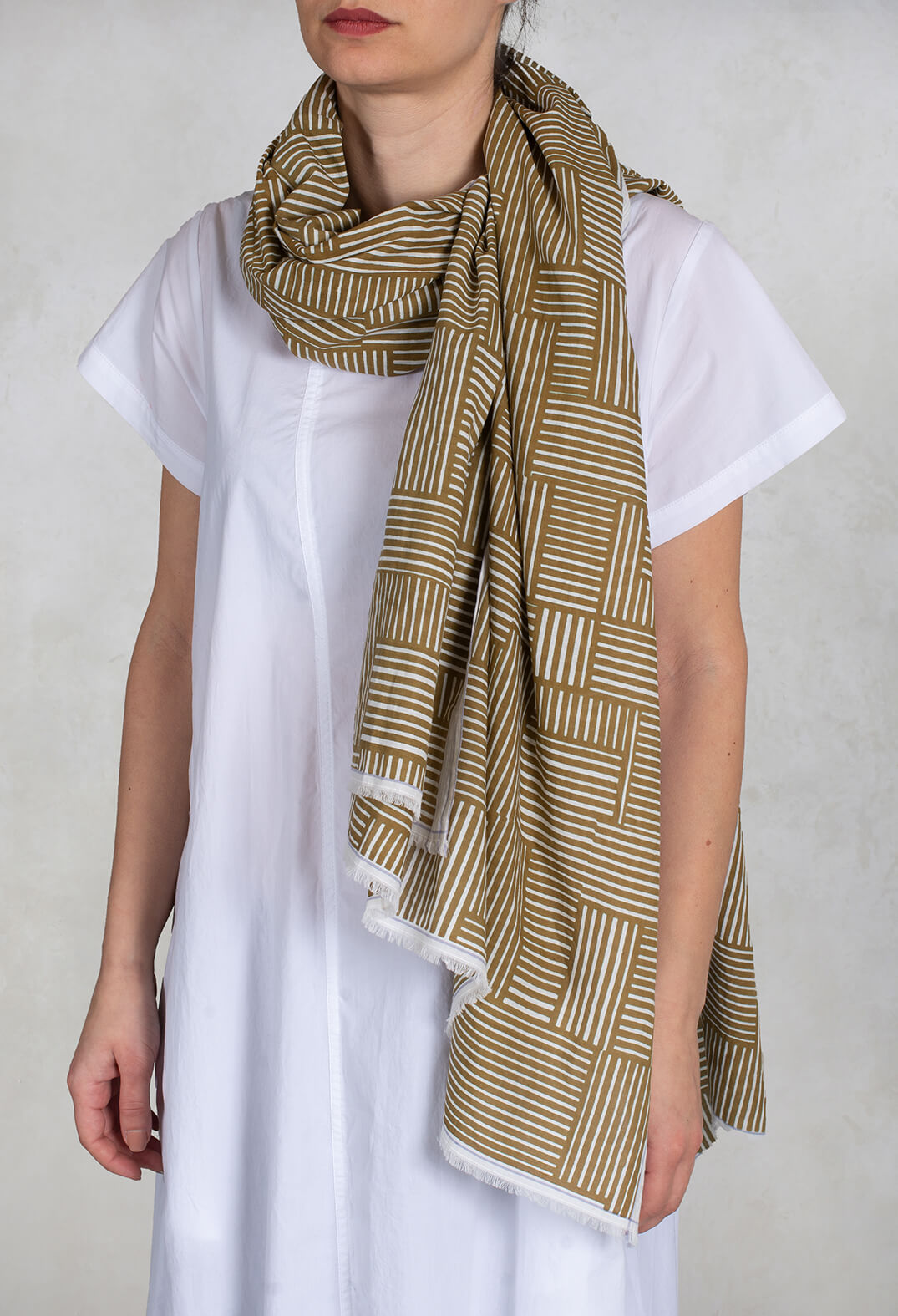 Printed Scarf in Malaga