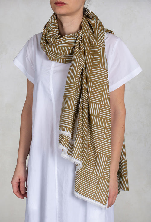 Printed Scarf in Malaga
