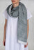 Printed Scarf in Grey Shadow