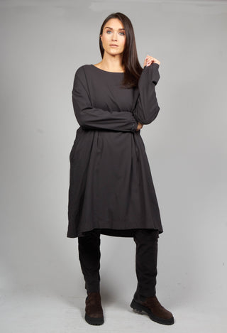 Oversized T-Dress in Moka