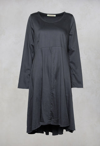 Gertrauten Dress With Asymmetrical Hem Line in Versteck Blue
