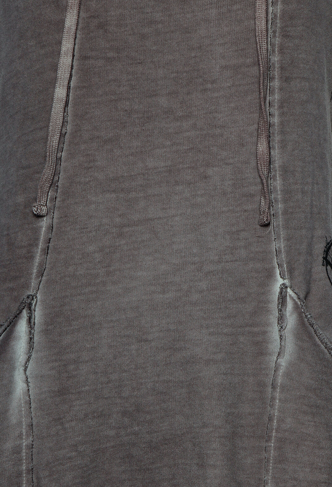 Sleeveless Taupe Cloud Dress with High Collar