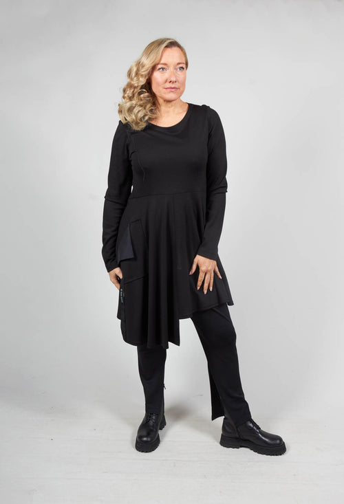 Senk Asymmetrical Tunic in Black