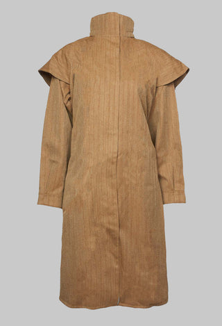 Tyfon Coat in Camel Tweed