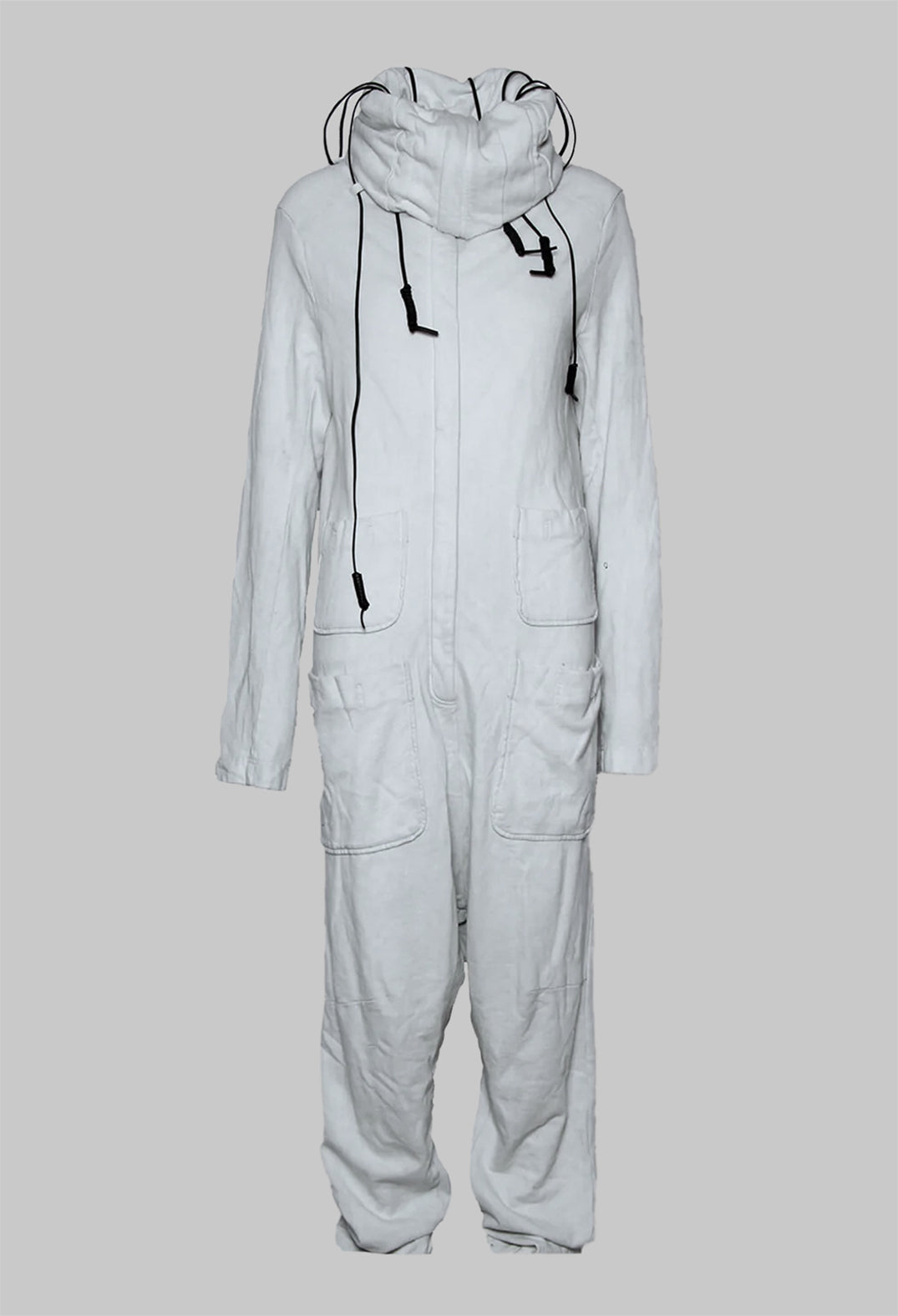 Logo Jumpsuit with Roll Neck in Birch Print