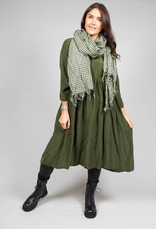 Braunicht Silk Dress in Avocado