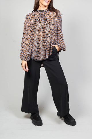 High Waisted Tailored Trousers in Black