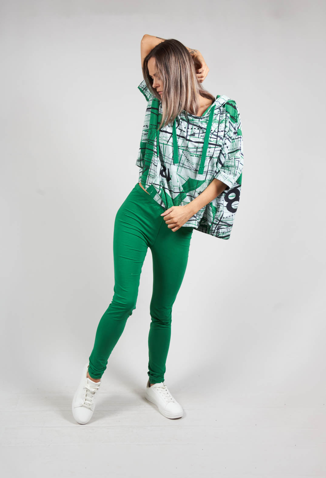Stretch Fit Leggings in Apple