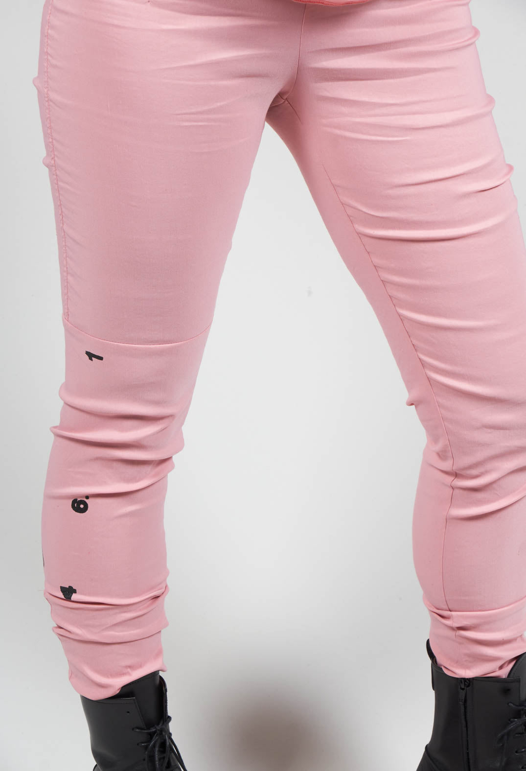 Pull On Slim Fit Trousers in Lychee Print
