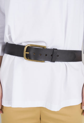 Large Buckle Belt in Black