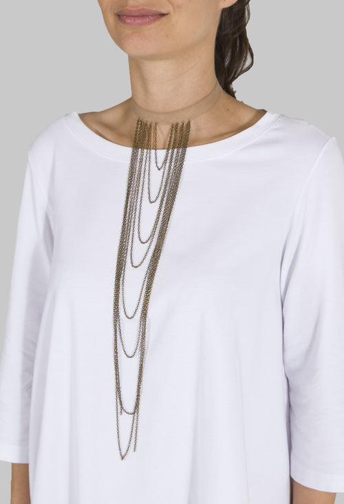 Choker Necklace with Multistrand Chains