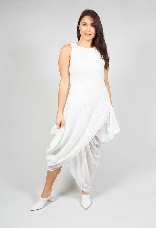 Bae Textured Dress in White