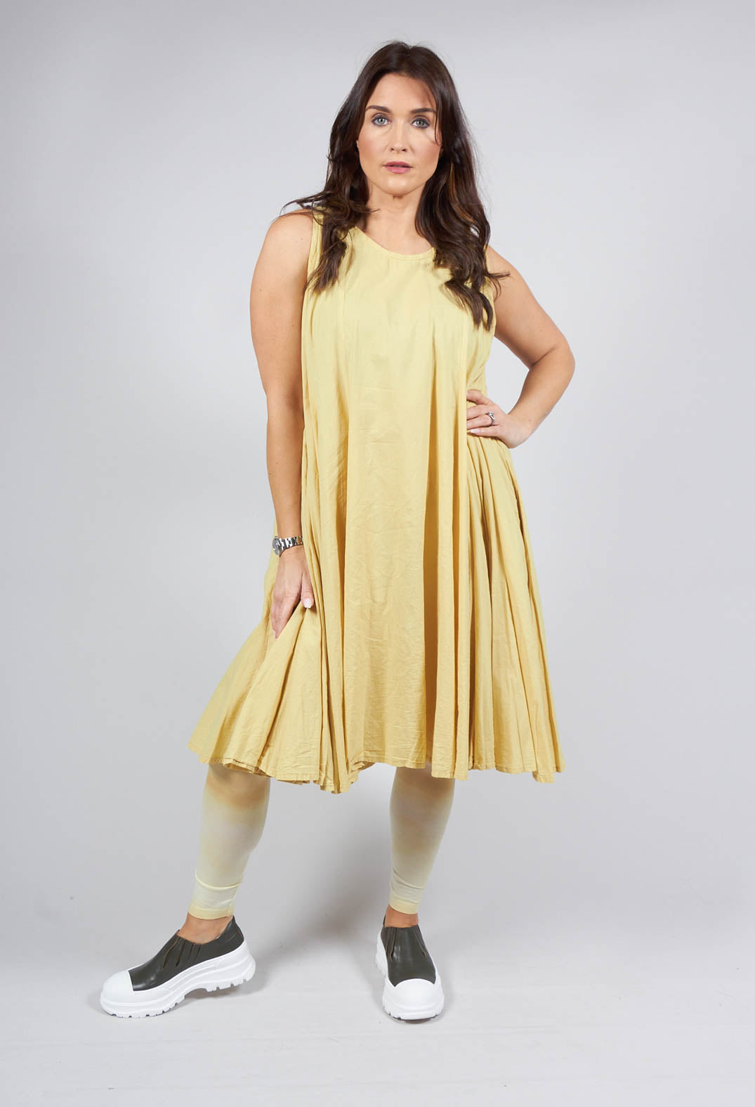 Reboundich Dress in Leo Yellow