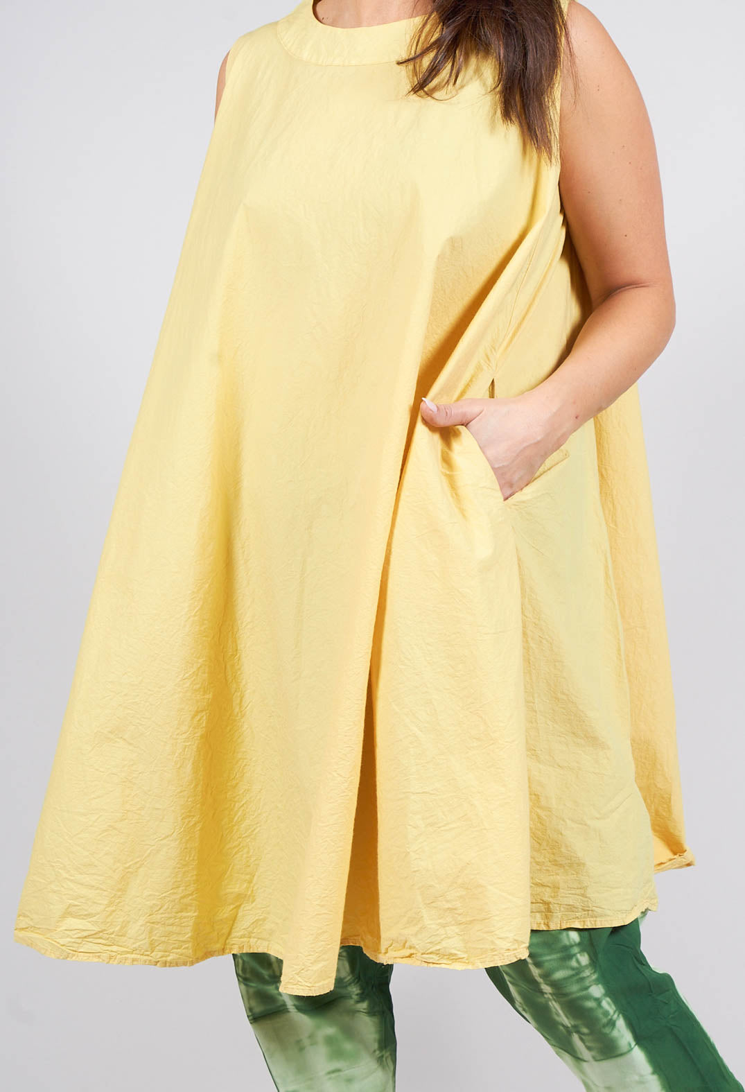 Kreditar Dress in Leo Yellow