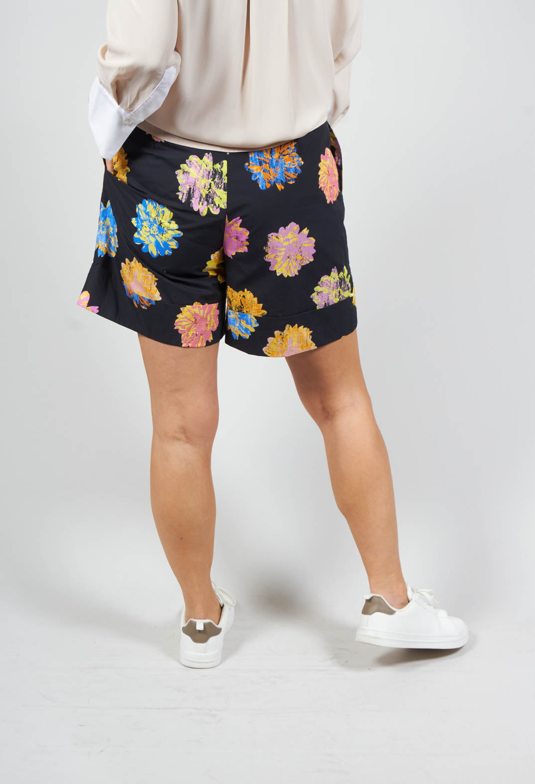 High Waisted Floral Shorts