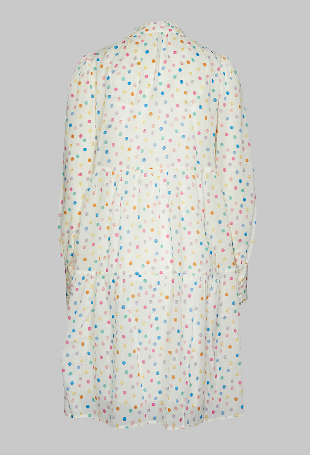 Mini Dress with Balloon Sleeves in Tivoli Mix