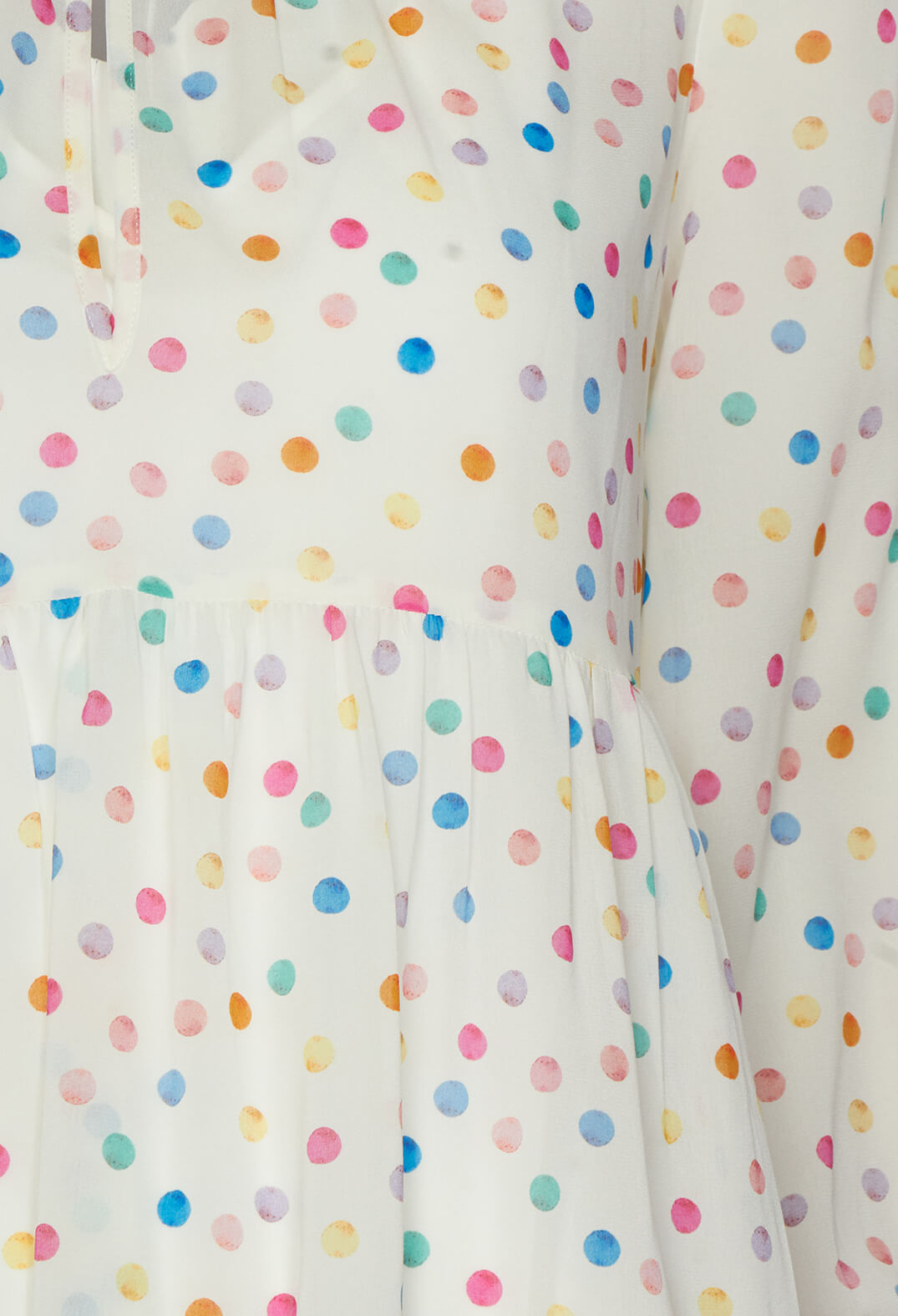 Mini Dress with Balloon Sleeves in Tivoli Mix