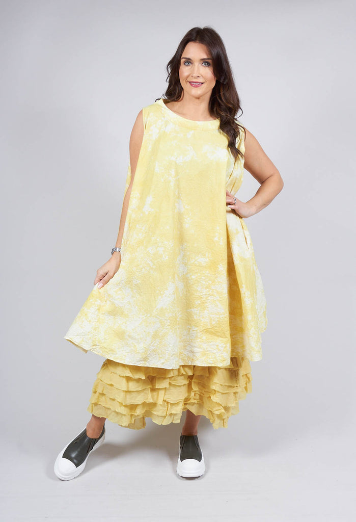 Erneueralle Dress in Leo Yellow