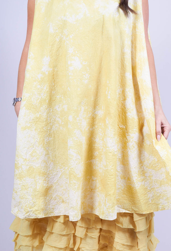 Erneueralle Dress in Leo Yellow