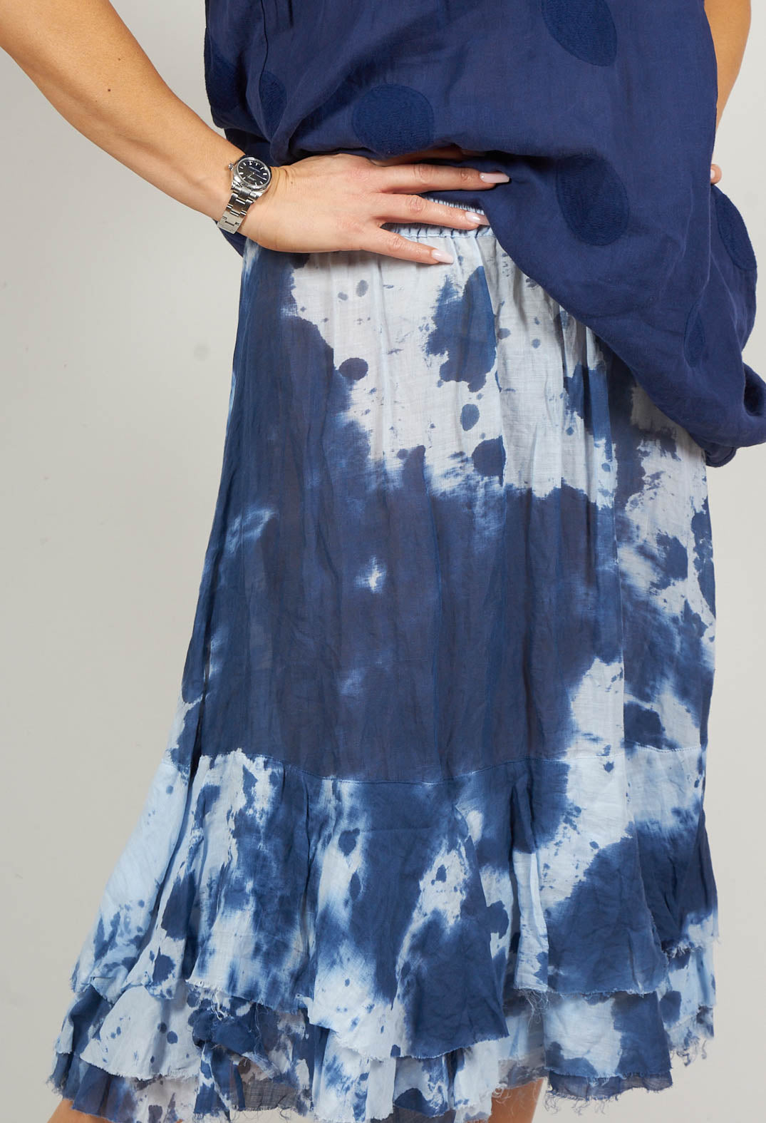 Leihenote Skirt in Nact Navy