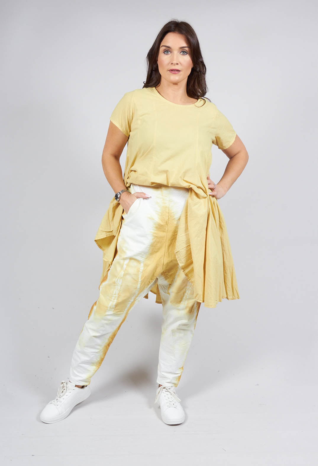 Gelder Trousers in Leo Yellow
