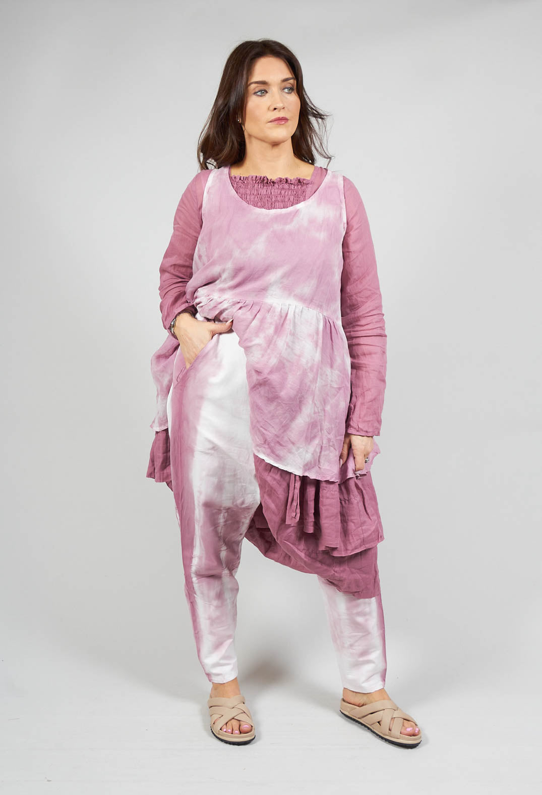 Gelder Trousers in Rosenholz Pink