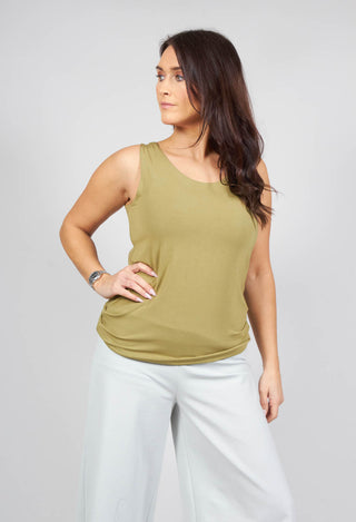 Anais T-Shirt in Olive Green