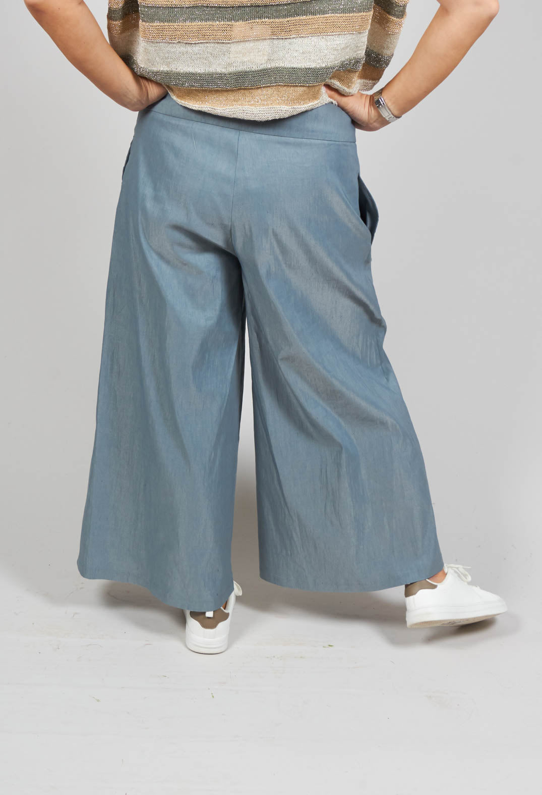 Culotte Trousers in Blue