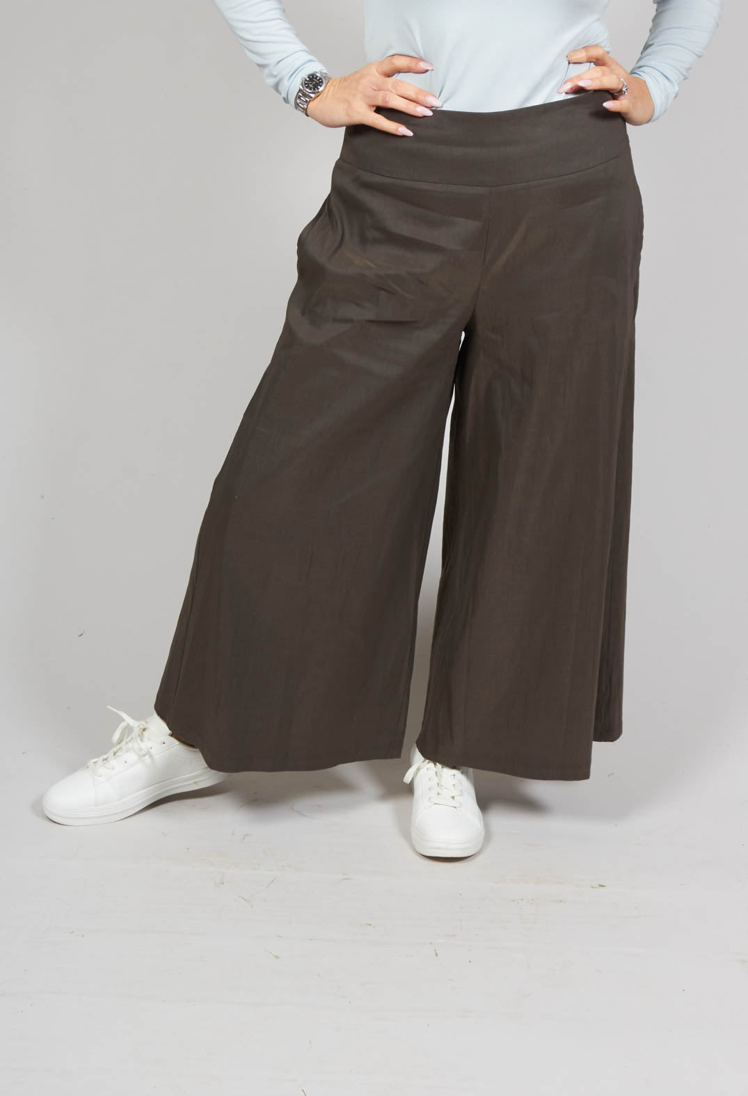 Culotte Trousers in Khaki