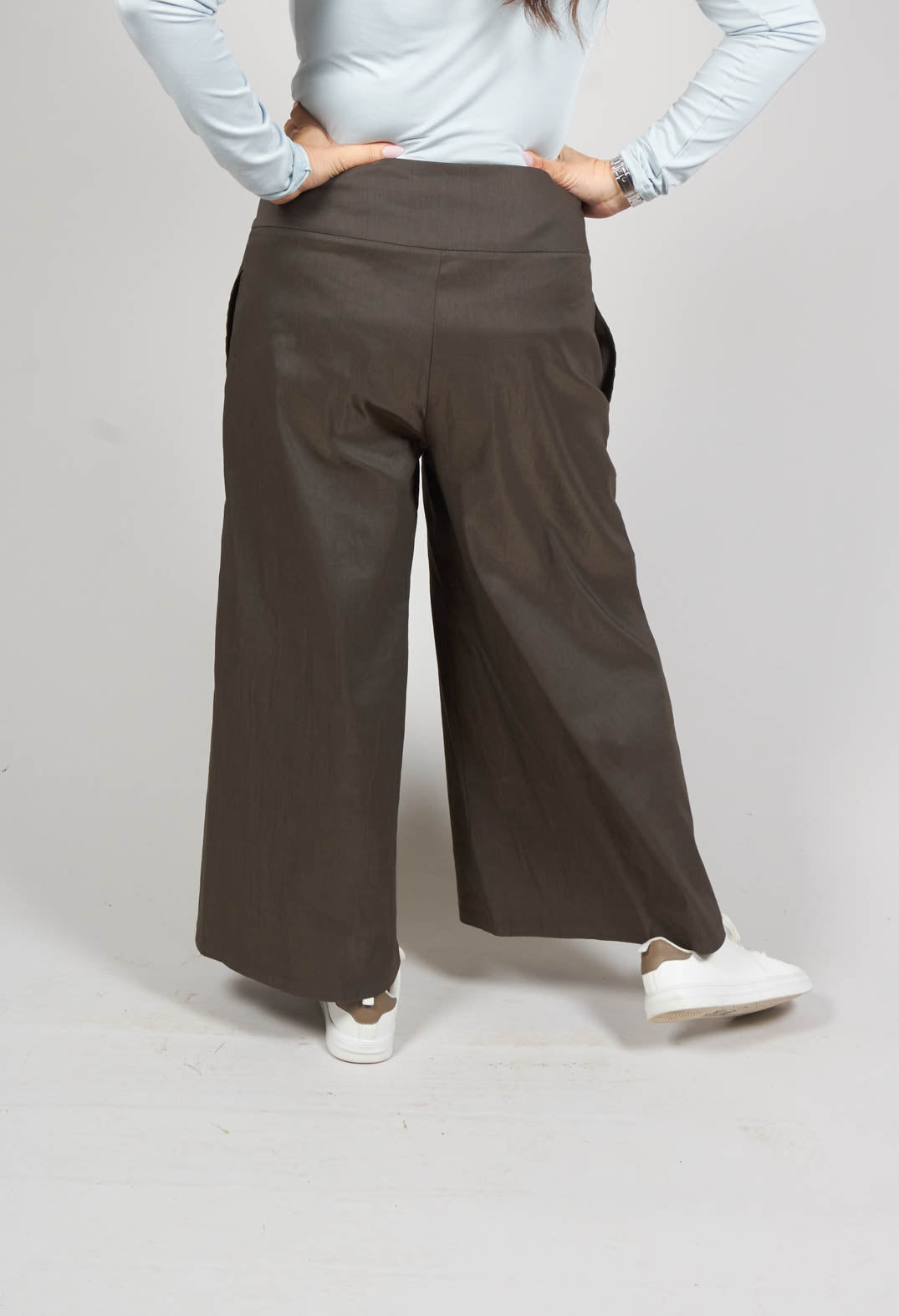 Culotte Trousers in Khaki