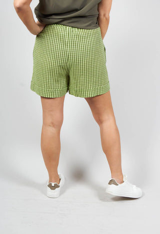 Beatrice B turn up shorts in green