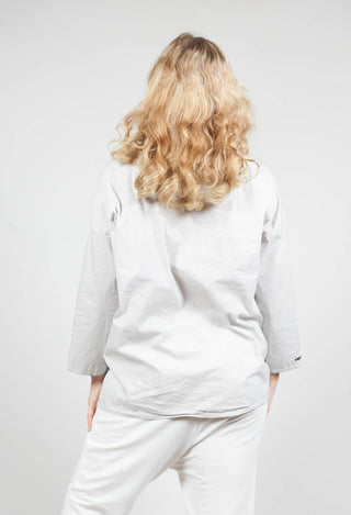 Micro Pattern T Shirt in White